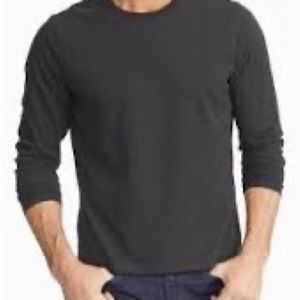 NWT UNTUCKit Men’s Deep Blue Long-Sleeve Aston Crewneck T-Shirt, 3XL